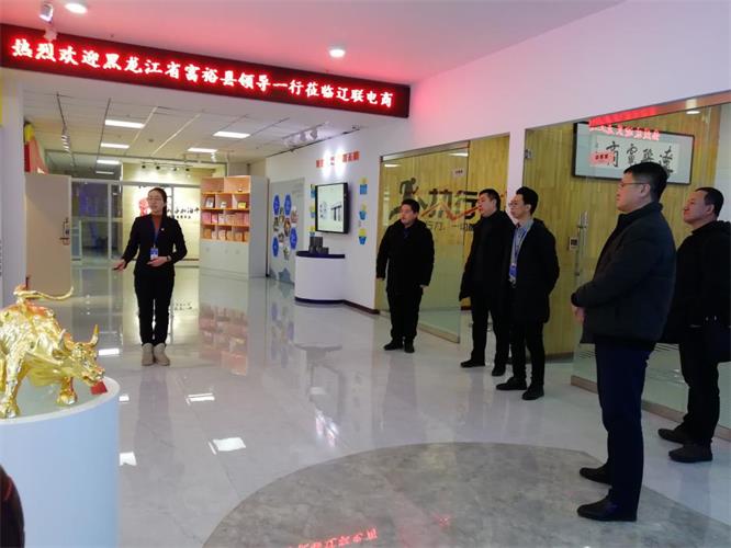 黑龙江省富足县辅导一行调查“智慧税务”项目