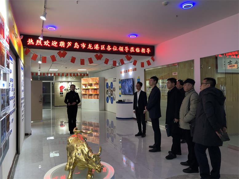 辽宁省葫芦岛市龙岗区常务副区长付国一行光临UG环球官网集团调查财路大数据项目